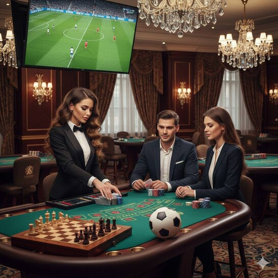 瓜瓜棋牌双剑主视觉